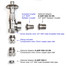 T-TRV-029-AG-SN-ADAPTORS - Arlington Traditional TRV Angled Brushed Satin Nickel Thermostatic Radiator Valves T-TRV-029-AG-SN-ADAPTORS - Arlington Traditional TRV Angled Brushed Satin Nickel Thermostatic Radiator Valves